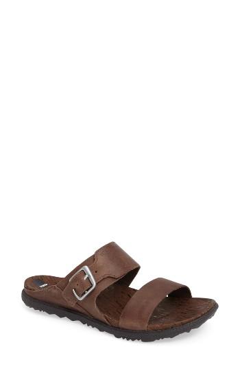 Women's Merrell Around Town Slide Sandal M - Brown