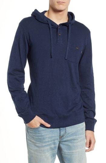 Men's O'neill Stinson Hooded Long Sleeve Henley