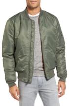 Men's Schott Nyc Ma-1 Flight Jacket, Size - Green
