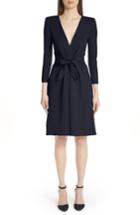 Women's Emporio Armani Bow Waist Dress Us / 36 It - Blue