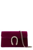 Gucci Super Mini Dionysus Velvet Shoulder Bag -