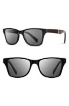 Women's Shwood 'canby' 53mm Sunglasses - Black/ Ebony/ Grey
