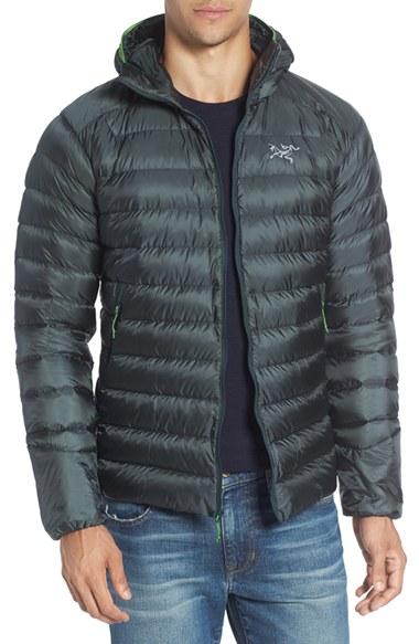 Men's Arc'teryx 'cerium' Down Ripstop Hooded Jacket - Grey