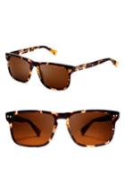 Men's Mvmt Reveler 57mm Polarized Sunglasses - Amber Tortoise