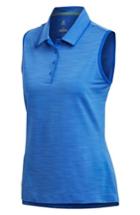 Women's Adidas Ultimate365 Sleeveless Golf Polo - Blue