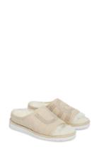 Women's Ugg Logo Stud Slide Slipper M - Ivory