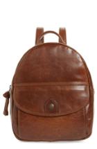 Frye Melissa Mini Leather Backpack - Brown