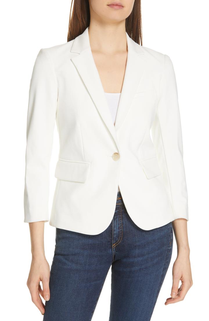 Women's Veronica Beard Schoolboy Dickey Jacket - Blue