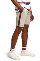 Men's Topman Tape Chino Shorts - Beige