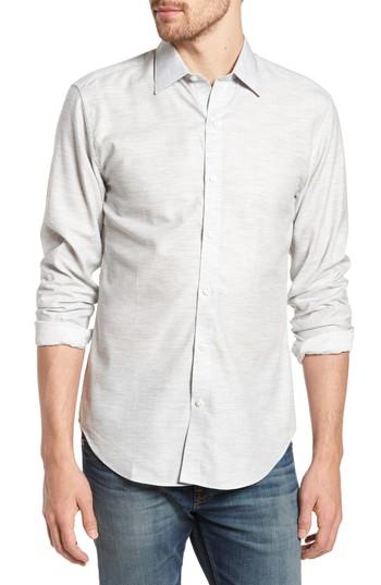 Men's Bonobos Unbutton Down 2.0 Slim Fit Sport Shirt R - Grey