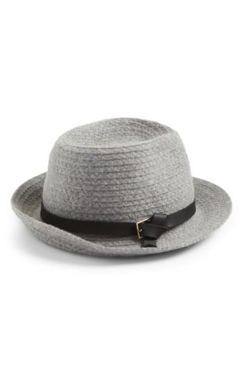 Women's Helen Kaminski Wool & Cashmere Fedora - Grey