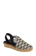 Women's Toni Pons 'noa' Espadrille Sandal -7.5us / 38eu - Black