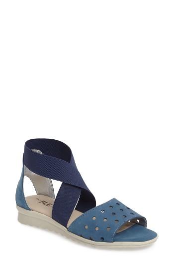 Women's The Flexx Fan Fair Sandal .5 M - Blue