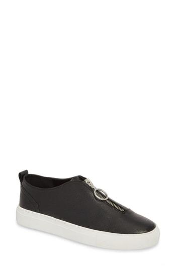 Women's Black Suede Studio Kourtney Sneaker M - Black