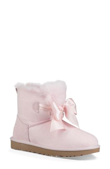Women's Ugg Mini Gita Bow Boot M - Pink