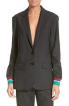 Women's Tibi Rib Cuff Blazer
