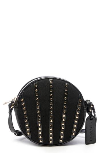 Sole Society Aira Studded Crossbody Bag - Black