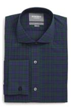 Men's Bonobos Holwick Slim Fit Plaid Dress Shirt .5 - Blue