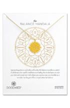 Women's Dogeared The Balance Mandala Pendant Necklace