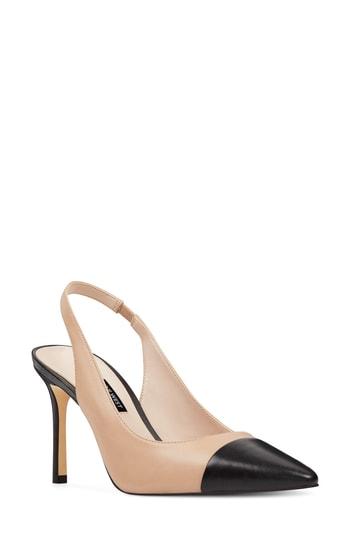 Women's Nine West Exuberate Slingback Pump M - Beige