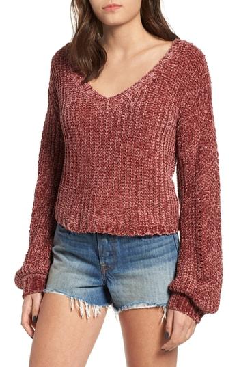 Women's Somedays Lovin Sweet Skies Chenille Sweater - Pink