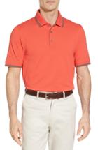 Men's Cutter & Buck Tipped Drytec Polo, Size - Orange