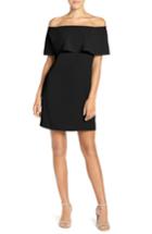 Petite Women's Charles Henry Off The Shoulder Dress P - Black