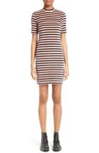 Women's T By Alexander Wang Stripe Velvet Dress