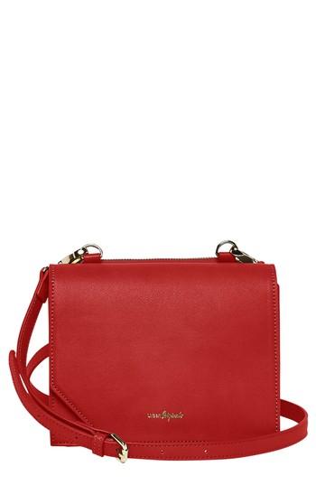 Urban Originals Shining Star Faux Leather Crossbody Bag - Red