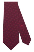 Men's Gucci Running Logo Silk Jacquard Tie, Size - Red
