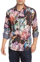 Men's Robert Graham Acadia Classic Fit Sport Shirt - Blue