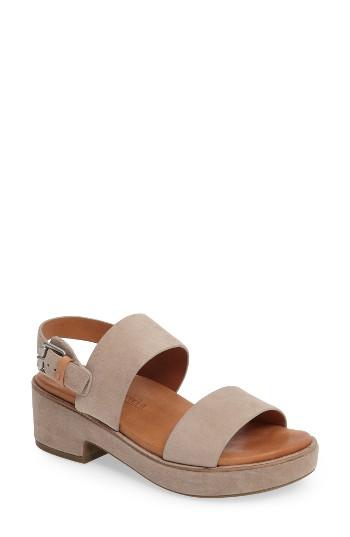 Women's Gentle Souls Talia Platform Sandal .5 M - Brown