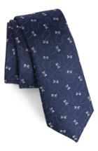 Men's The Tie Bar Dragonflies Silk Tie, Size - Blue