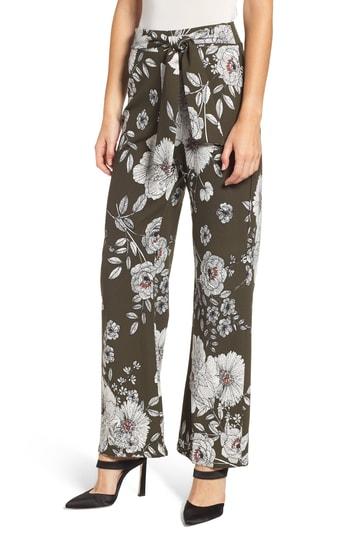 Women's Sentimental Ny Scuba Crepe Wrap Pants - Green