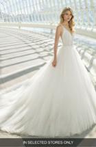 Women's Rosa Clara Doe Diamond Lace & Tulle Gown, Size In Store Only - Ivory
