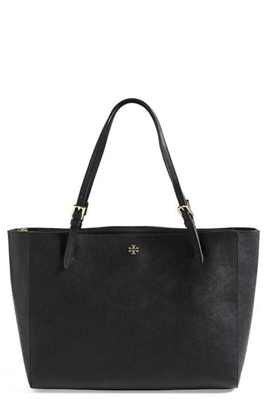 Tory Burch 'york' Buckle Tote - Black