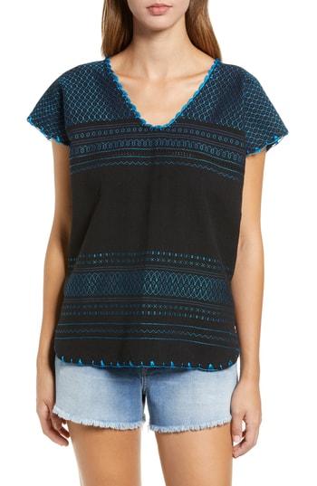 Women's Siempre Viva Milta Top, Size - Blue