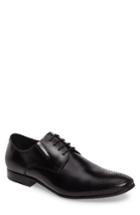 Men's Kenneth Cole New York Mixed Media Cap Toe Derby M - Black