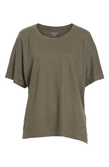 Women's Eileen Fisher Hemp & Organic Cotton Top - Green