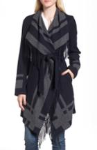 Women's Vince Camuto Wrap Coat /small - Blue