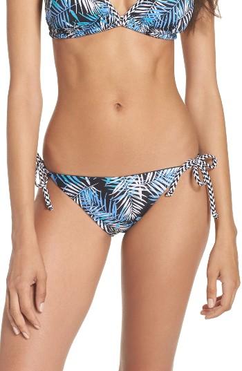 Women's Blush By Profile Reversible Side Tie Bikini Bottoms - Blue