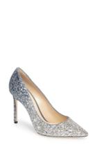 Women's Jimmy Choo Romy Glitter Pump .5us / 35.5eu - Metallic