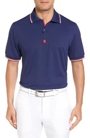 Men's Bobby Jones Xh20 Solid Stretch Golf Polo - Blue