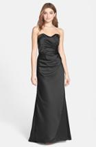 Women's Dessy Collection Strapless Matte Satin Trumpet Dress