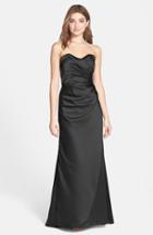 Women's Dessy Collection Strapless Matte Satin Trumpet Dress