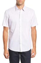 Men's Zachary Prell Bella Fit Sport Shirt, Size Small - Pink