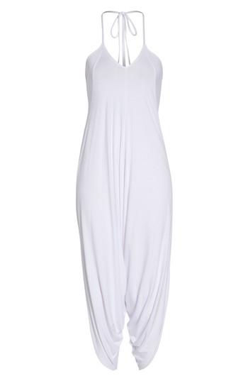 Women's Onzie Tica Cover-up Halter Jumpsuit - White