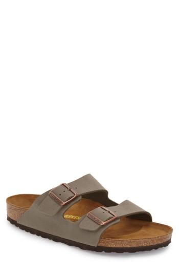 Men's Birkenstock 'arizona' Slide Sandal -8.5us / 41eu D - Beige