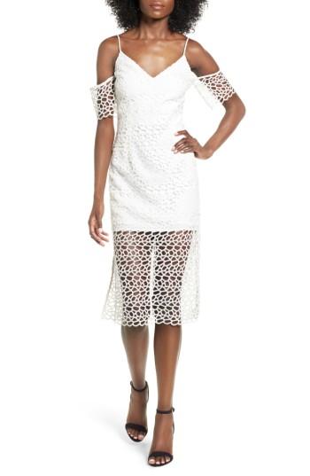 Women's Keepsake The Label Countdown Lace Midi Dres - Ivory