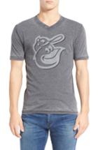 Men's Red Jacket 'baltimore Orioles - Calumet' Graphic V-neck T-shirt, Size - Black